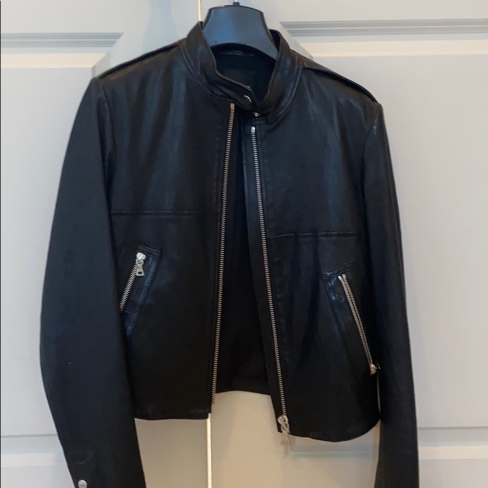 XS Theory Leather moto jacket